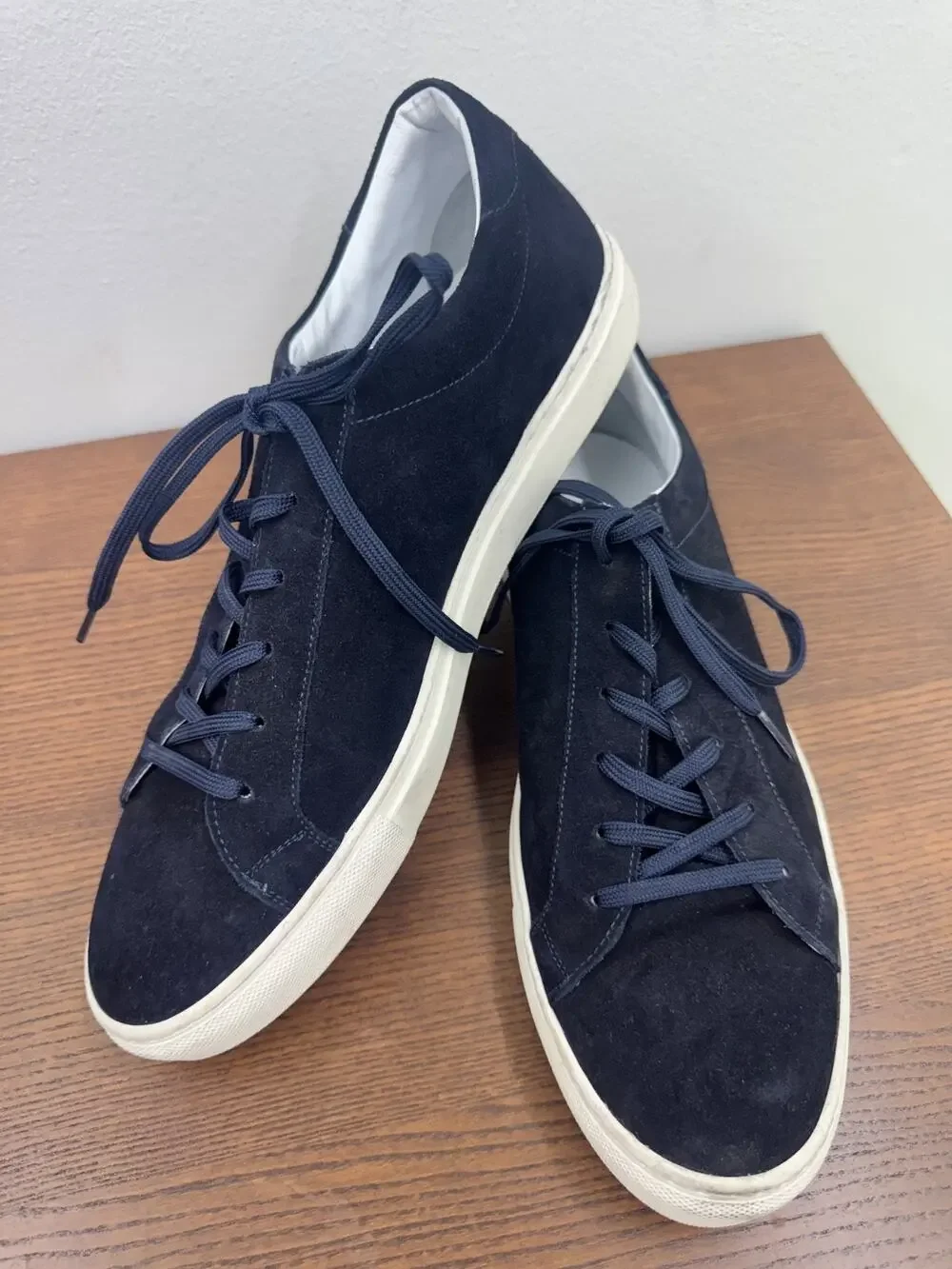 To Boot New York Mccann Sneakers Shoes Blue Lace Up Suede Size 11.5 (SH300THRIFT